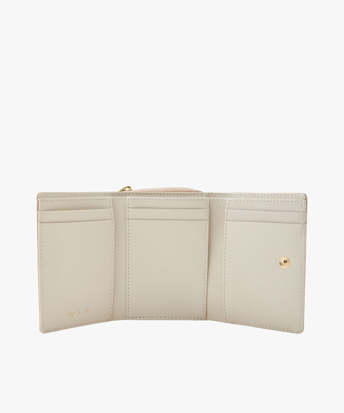 VOYAGE ウィメンズ バッグ＆ウォレット レザー 三つ折り ミニ ウォレット "Erika" QAW05-16 ベージュ系その他