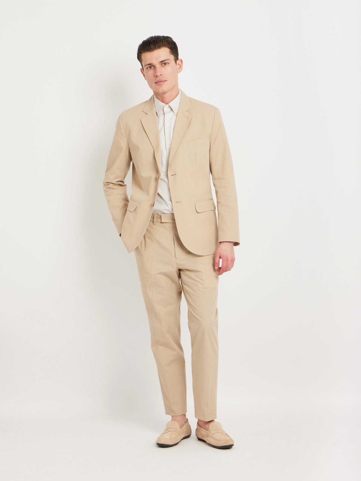 HOMME メンズ RD62 VESTE ジャケット ブラウン