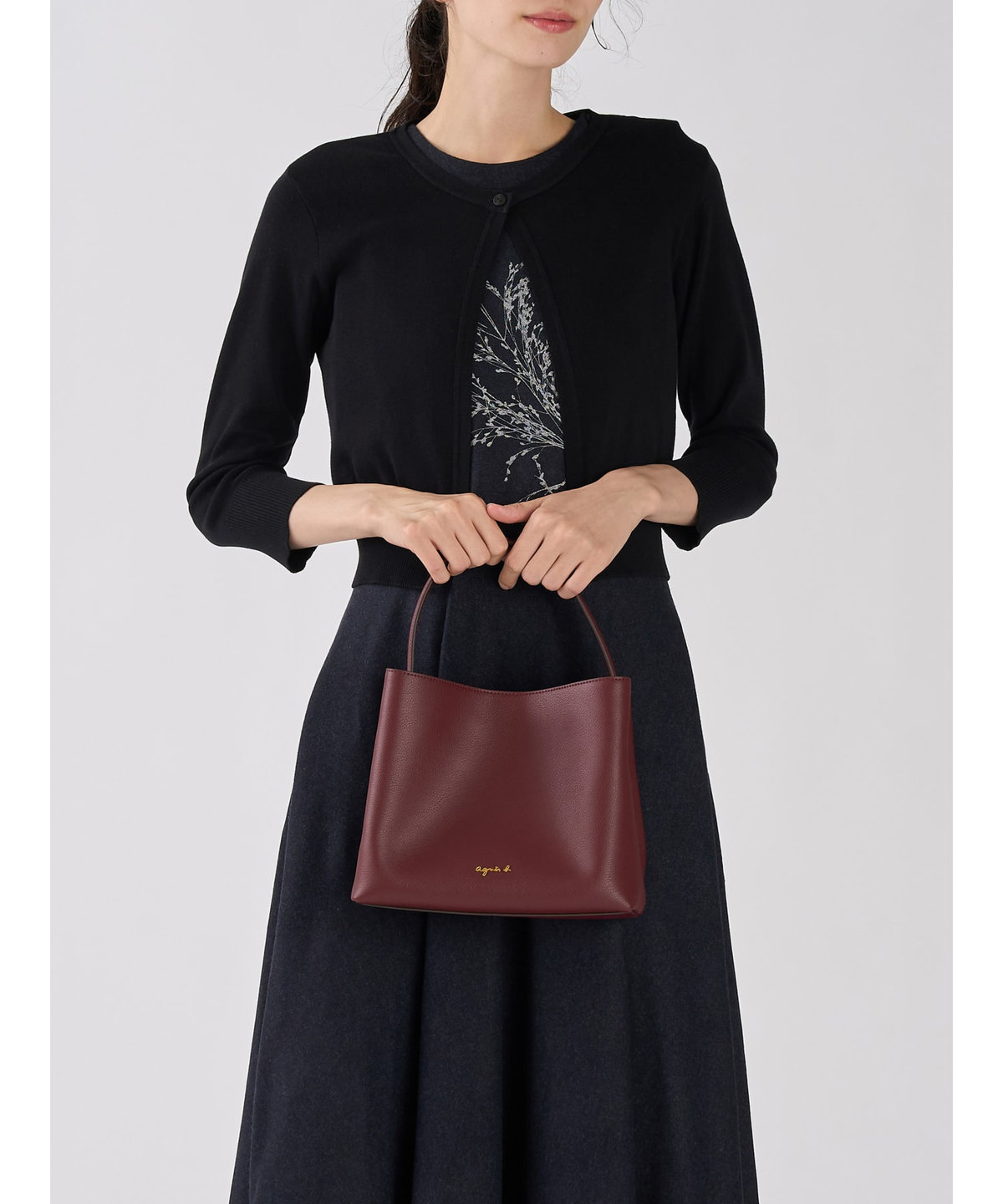 VOYAGE ウィメンズ バッグ＆ウォレット レザー 2way ミディアム トートバッグ "Christelle" ABS01-01 レッド系その他