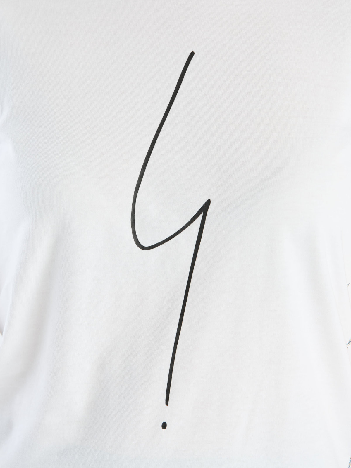 FEMME ウィメンズ アイコニック コットン 半袖 Tシャツ ”Point d'ironie” ホワイト