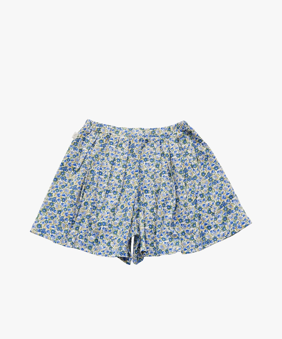 ENFANT ガールズ キッズ フラワープリント コットン フレア キュロット ブルー系その他