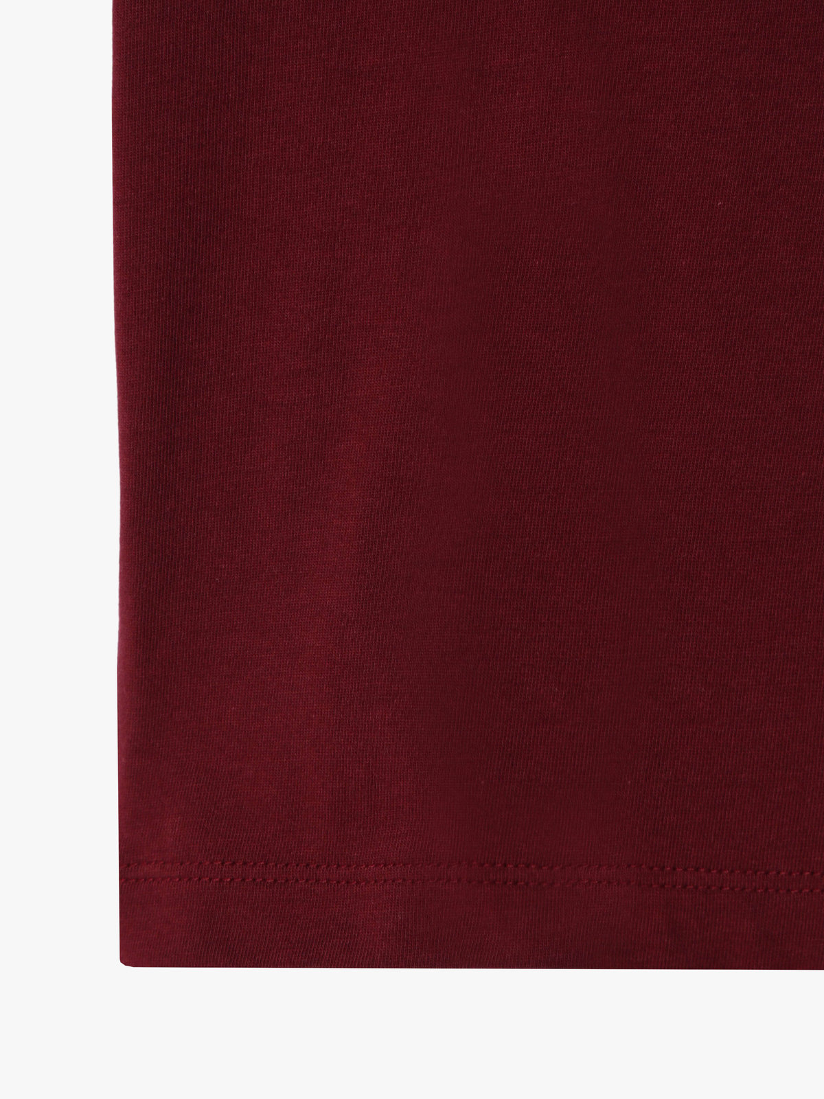 ENFANT ベビー ベビー ロゴ コットン 半袖 Tシャツ Agneau ボルドー
