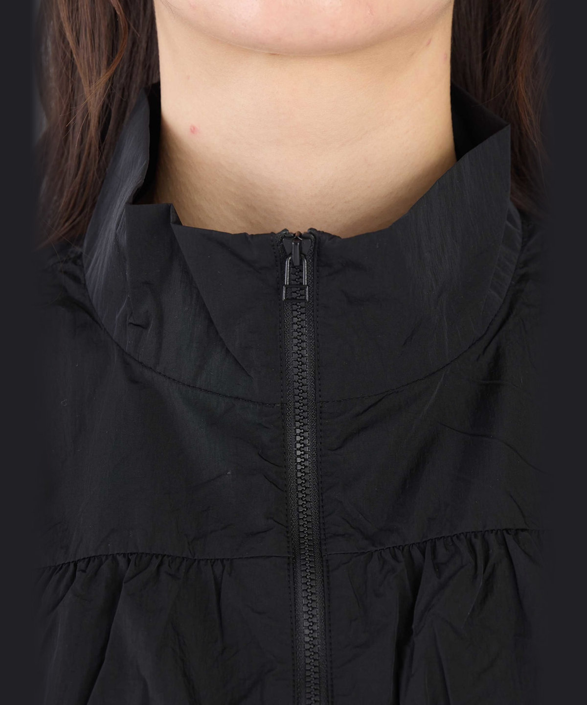To b. by agnès b. シアーナイロンパフィーブルゾン ブラック