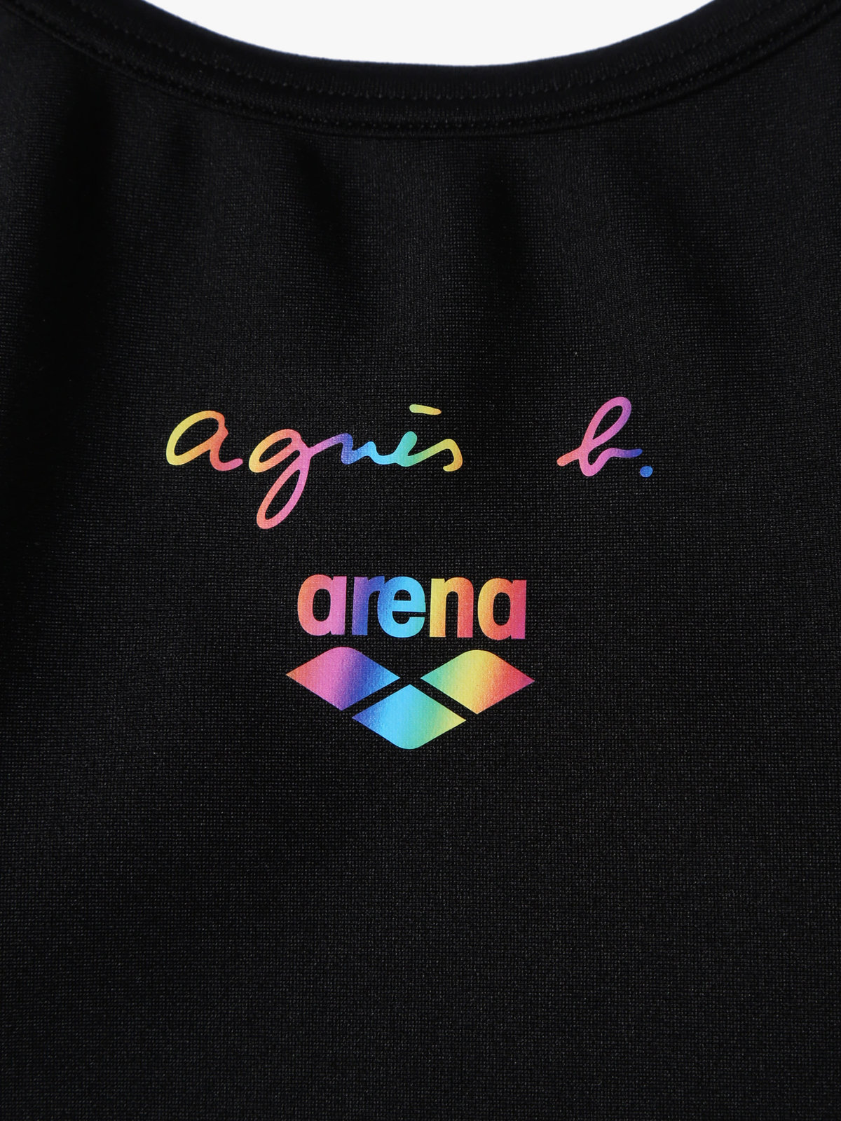 FEMME ウィメンズ agnes b. x arena フィットネス ワンピースオープンバック スイムウェア ブラック