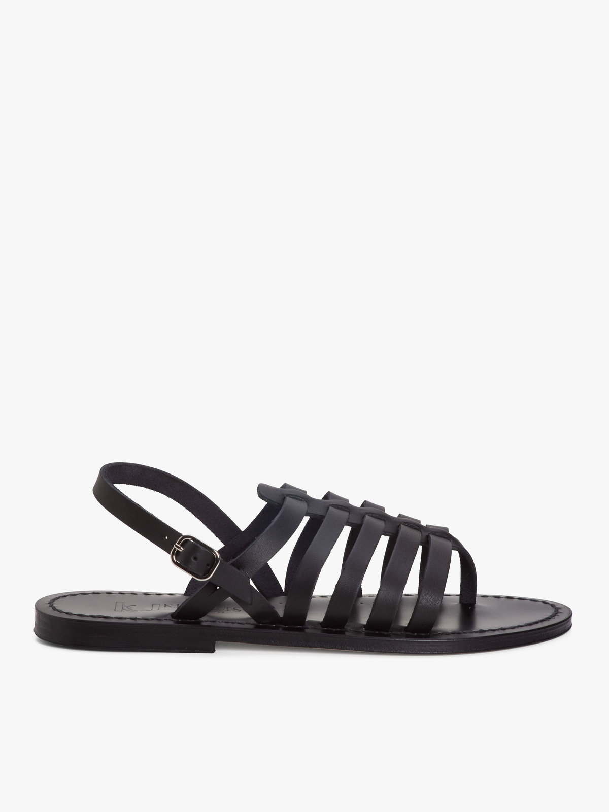 FEMME ウィメンズ 【Outlet】agnes b. × K.Jacques レザー サンダル ”Homere” ブラック