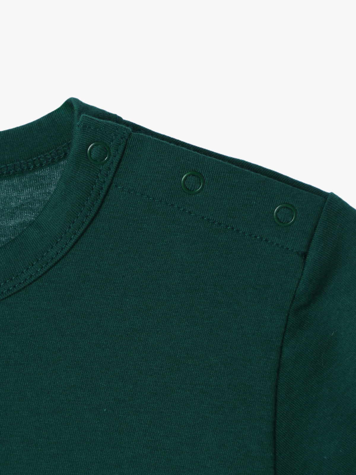 ENFANT ベビー ベビー ロゴ コットン 半袖 Tシャツ Agneau グリーン