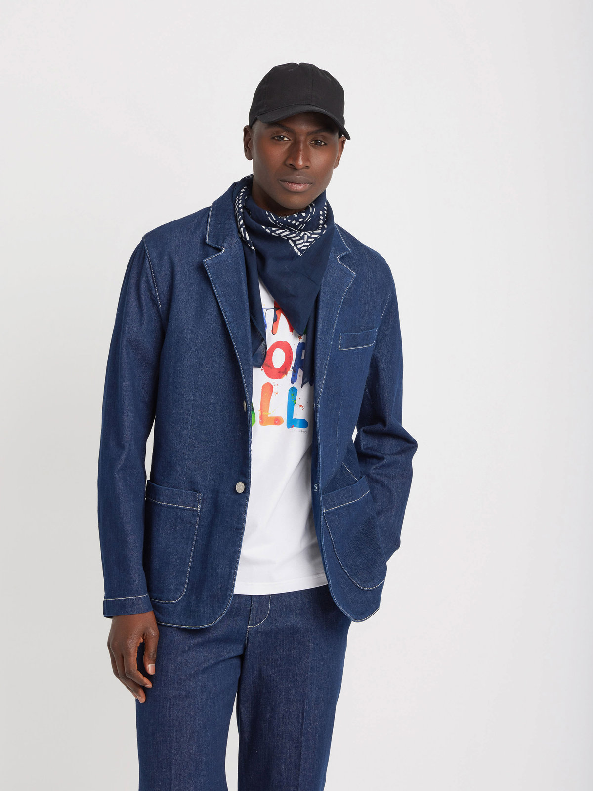 HOMME メンズ メンズ ジャケット ネイビー