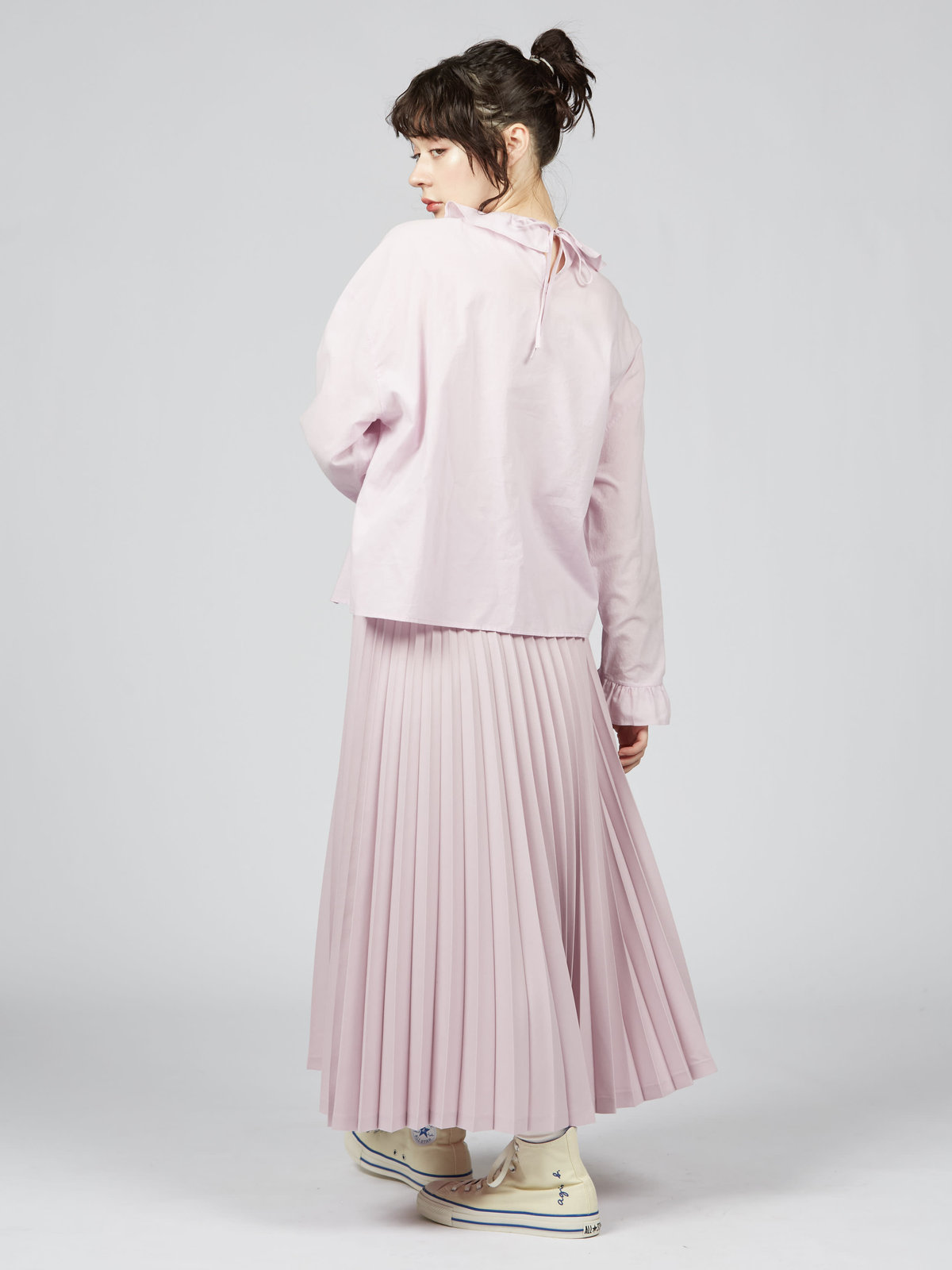 To b. by agnès b. 【Outlet】ピエロカラーブラウス ピンク