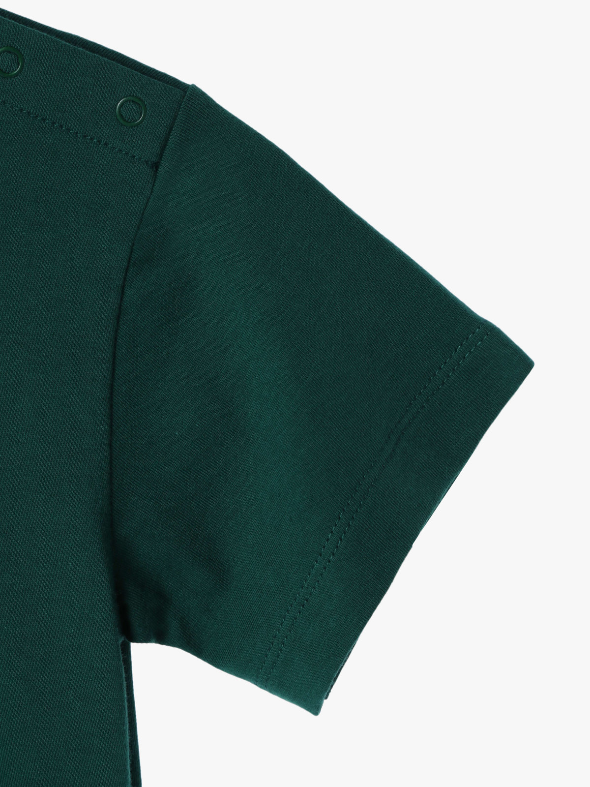 ENFANT ベビー ベビー ロゴ コットン 半袖 Tシャツ Agneau グリーン