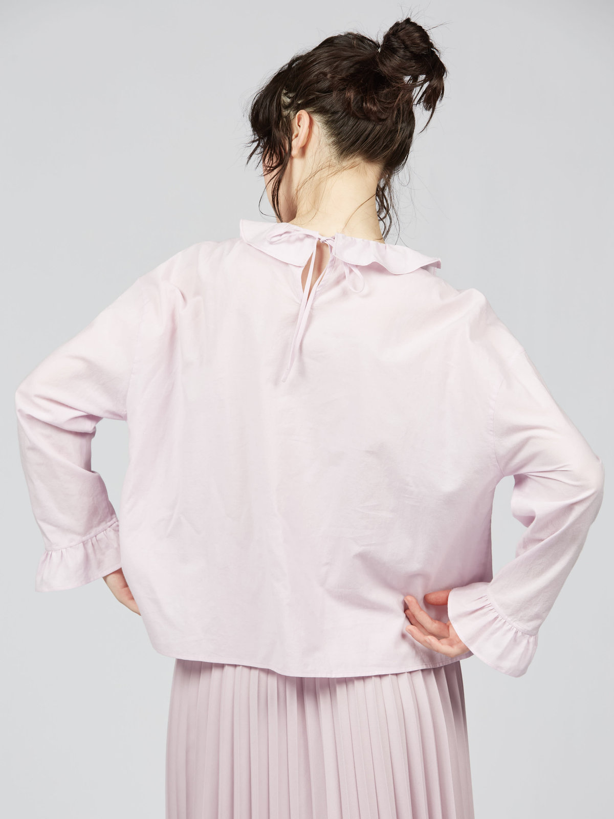 To b. by agnès b. 【Outlet】ピエロカラーブラウス ピンク