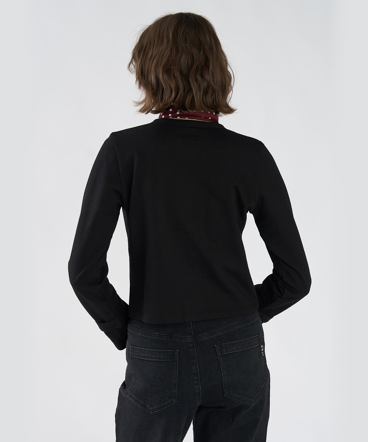 To b. by agnès b. To b. by agnes b.× green label relaxing オーガニックコットン ニュートラディショナルカーディガン ブラック