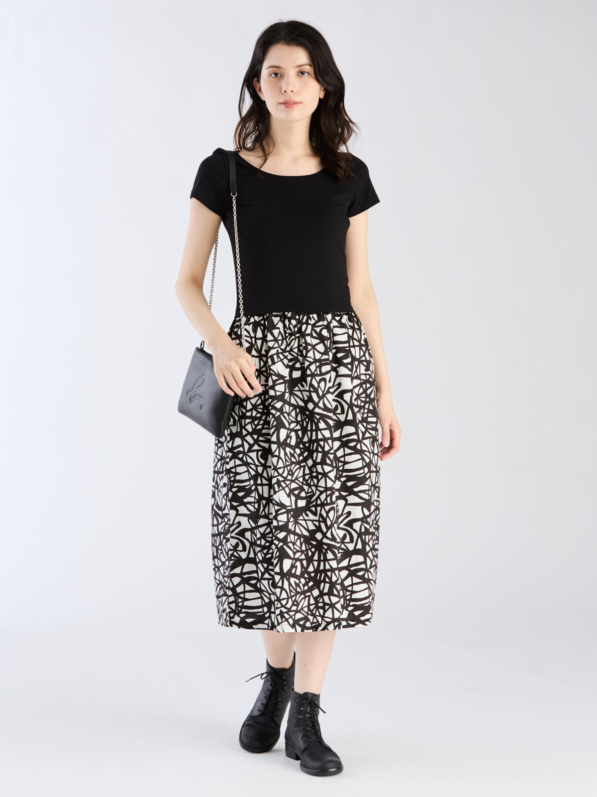 FEMME ウィメンズ JE57 ROBE ワンピース ブラック