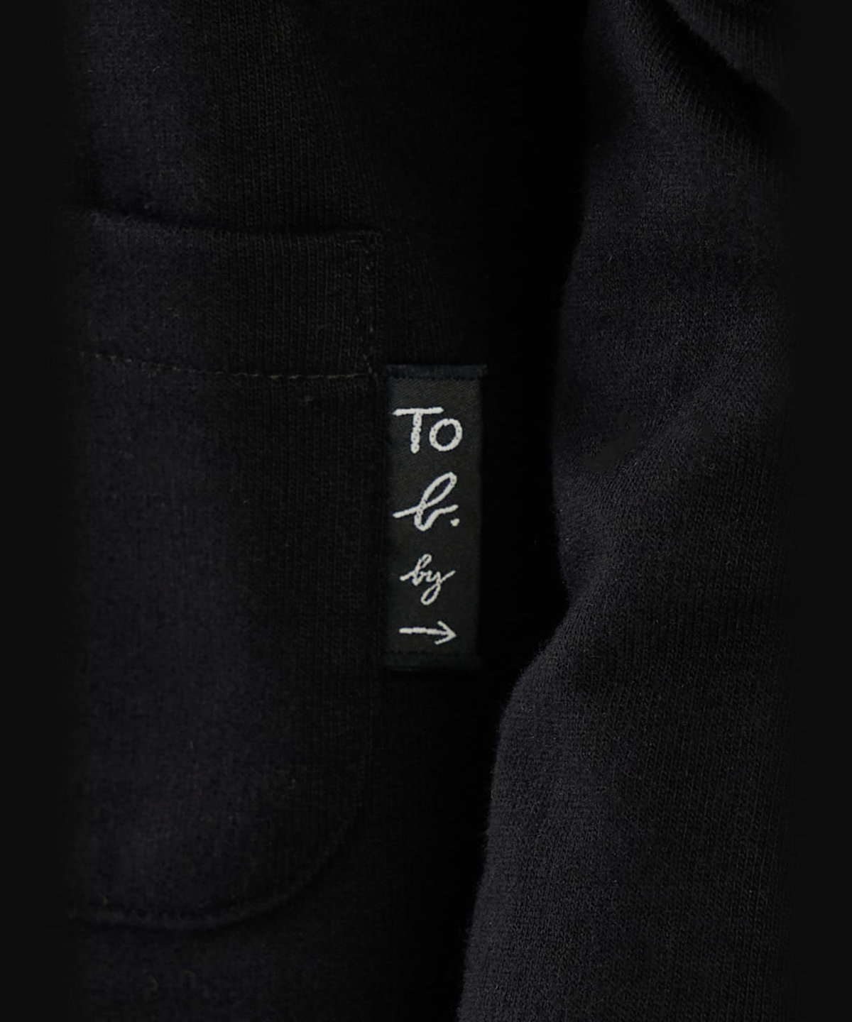 To b. by agnès b. To b. by agnes b.× green label relaxing オーガニックコットン ニュートラディショナルカーディガン ブラック