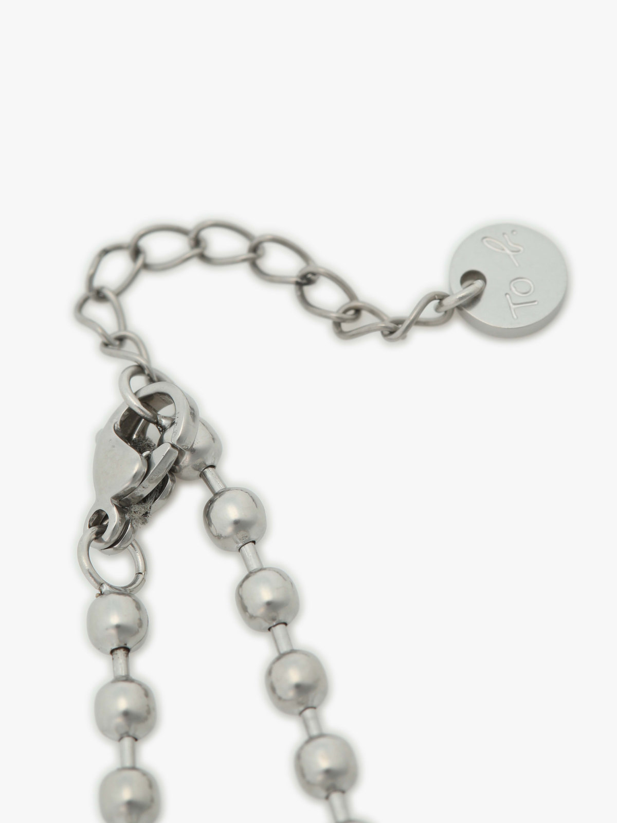 To b. by agnès b. 【Outlet】ハート ブレスレット シルバー