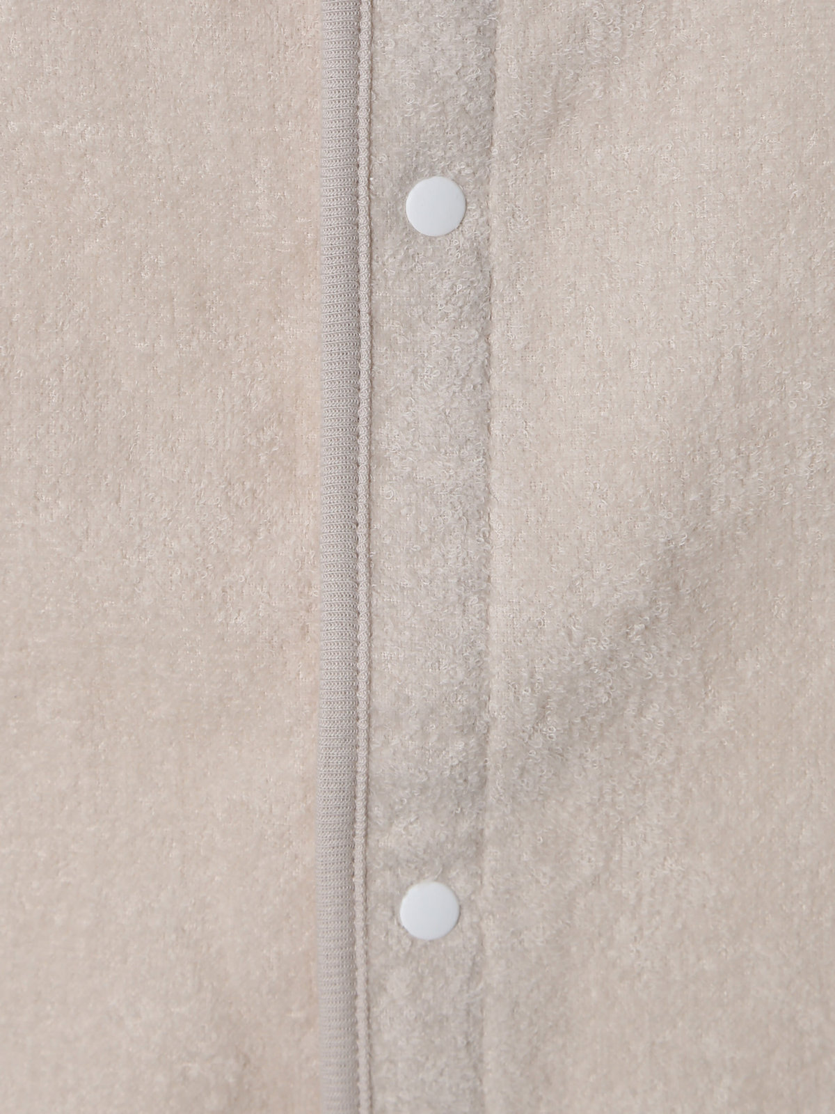 ENFANT ベビー agnes b. × UCHINO ベビー ロゴ コットン パイル スリーパー ベージュ