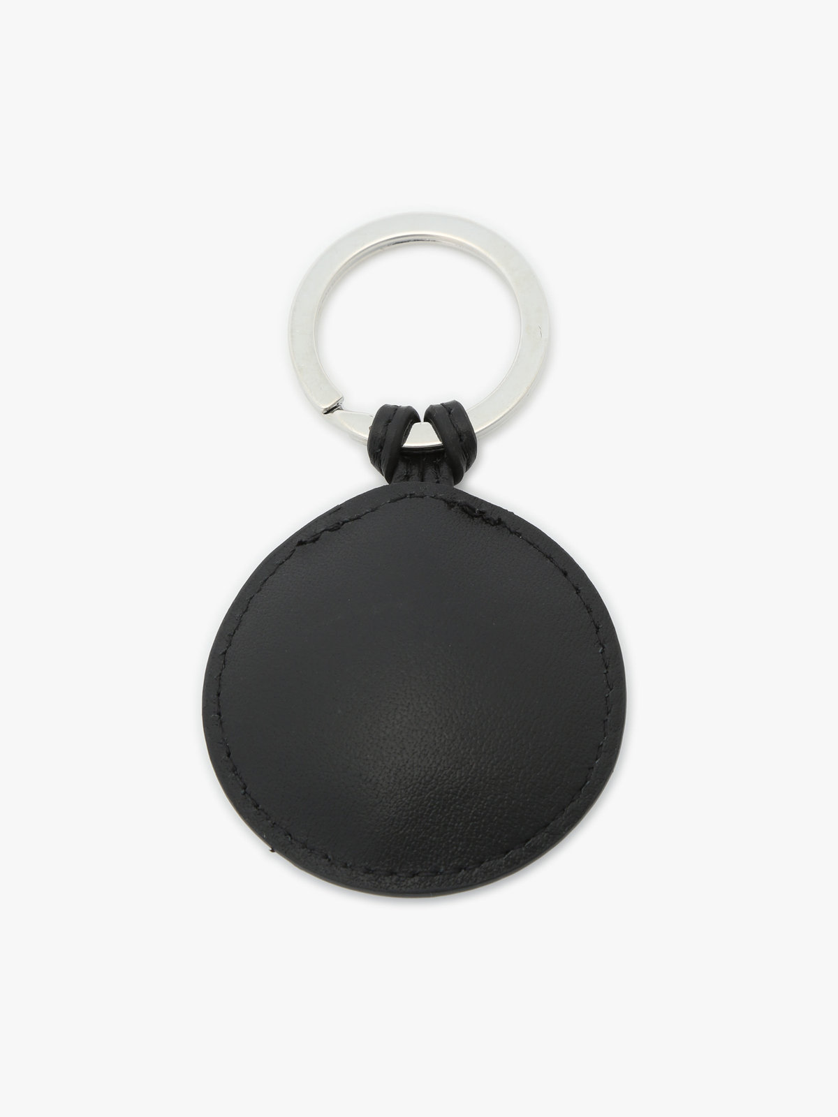 FEMME ウィメンズ ”b.” ロゴ 刺繍 レザー キーリング ブラック