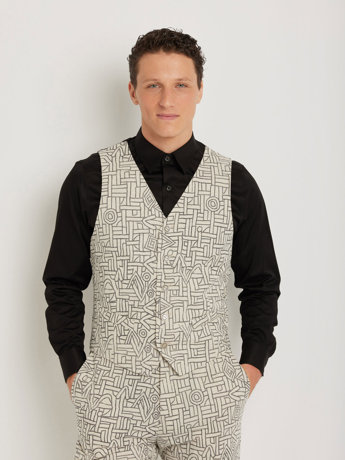 HOMME メンズ IDR3 GILET ジレ ベージュ