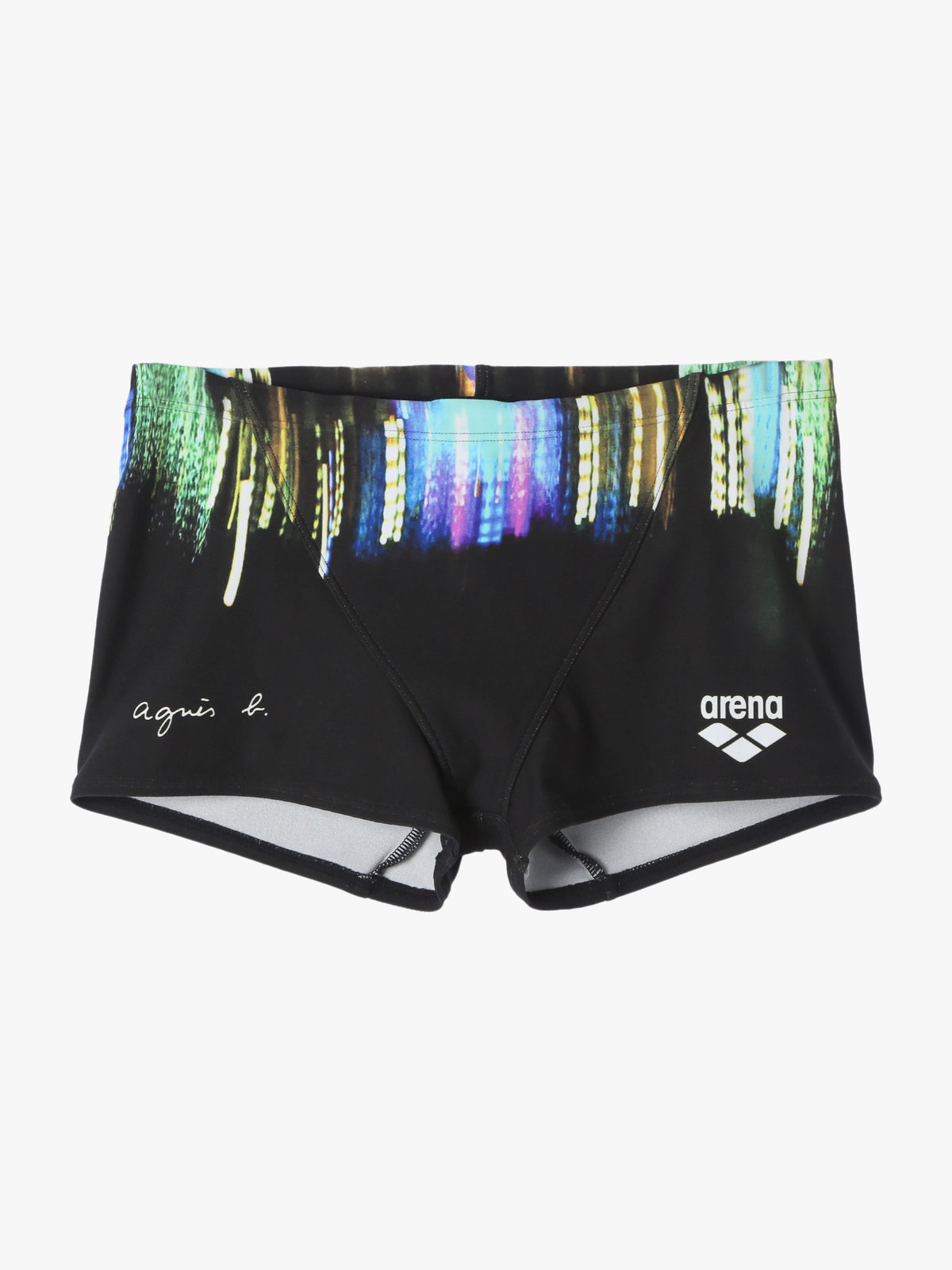 HOMME メンズ agnes b. x arena メンズ タフスーツ トレーニング ショートボックス スイムウェア マルチ