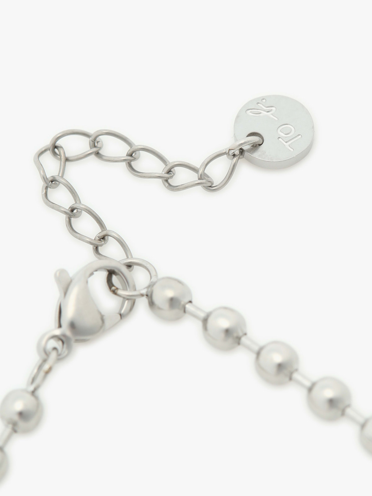 To b. by agnès b. 【Outlet】ハート ネックレス シルバー