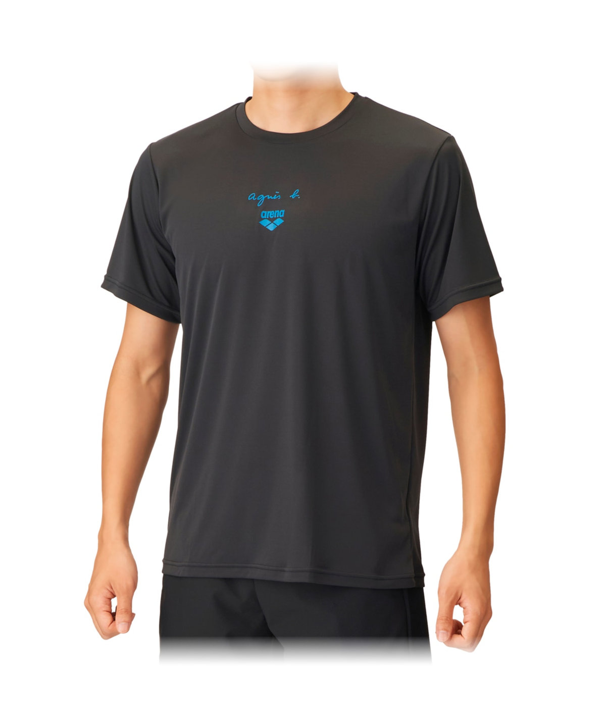 FEMME ウィメンズ agnes b. x arena Tシャツ ブラック