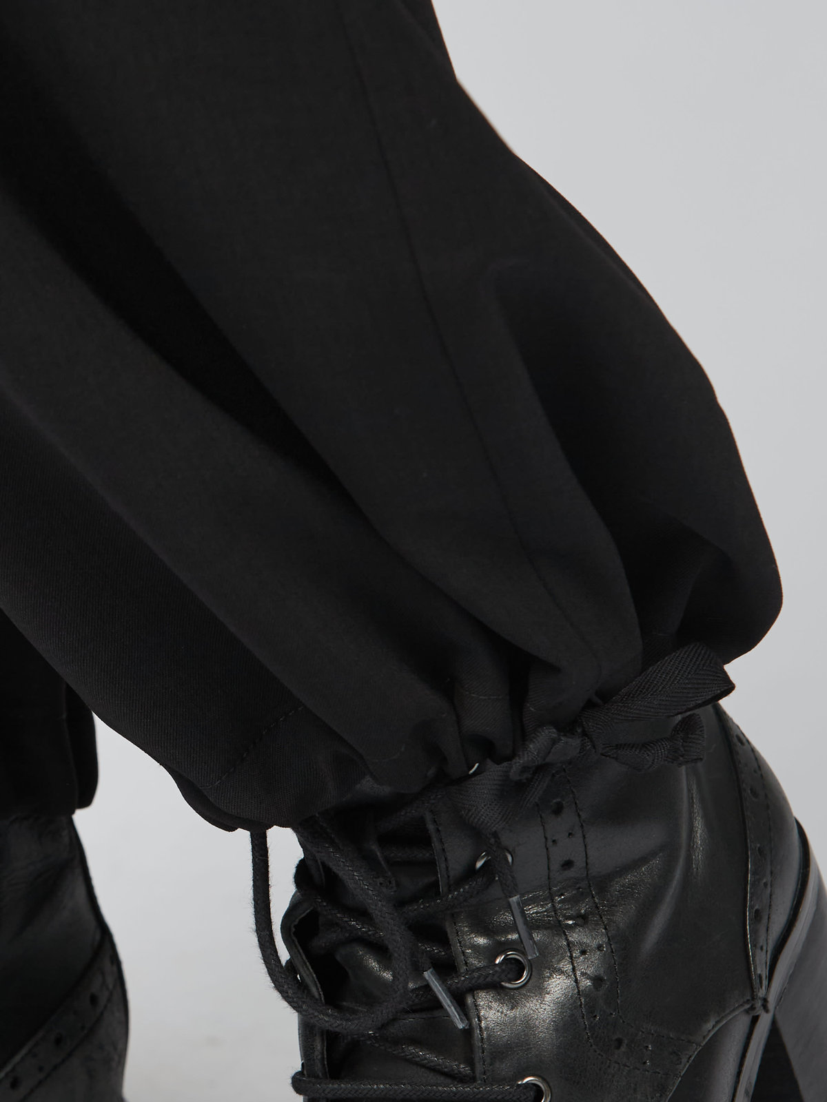 To b. by agnès b. カーゴ ワイドパンツ ブラック