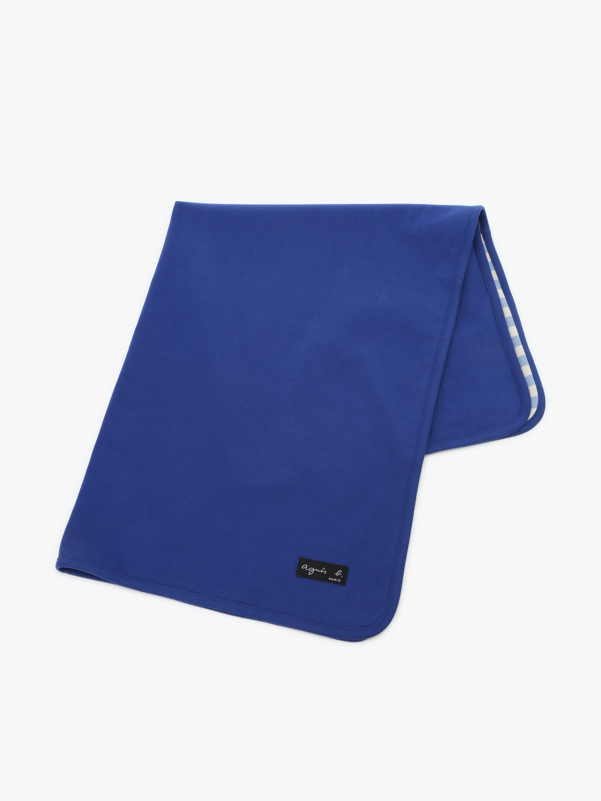 ENFANT ユニセックス キッズ 細ボーダー コットン ベビーケット ネイビー