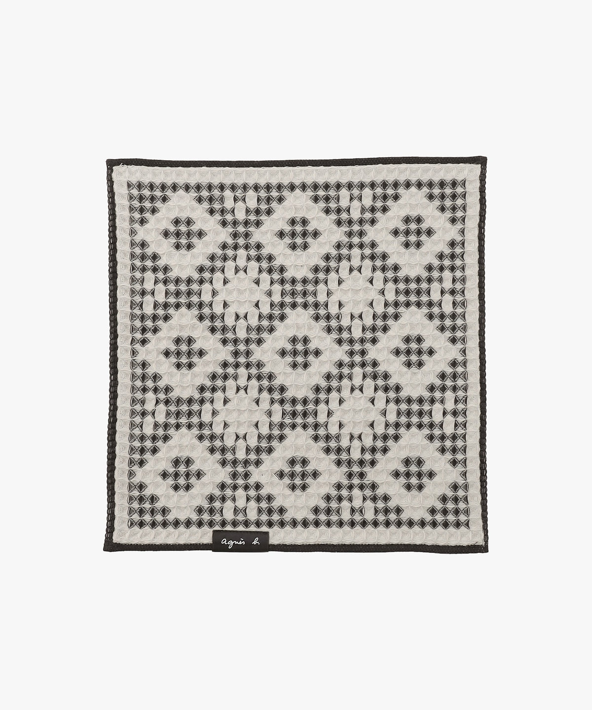 FEMME ウィメンズ ハニカム織 タオルハンカチ グレー