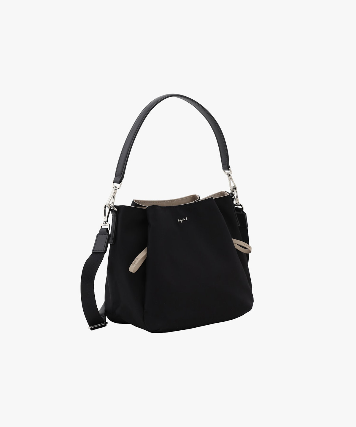 VOYAGE ウィメンズ バッグ＆ウォレット ナイロン 2way トートバッグ "Origami" ABS07-03 ブラック