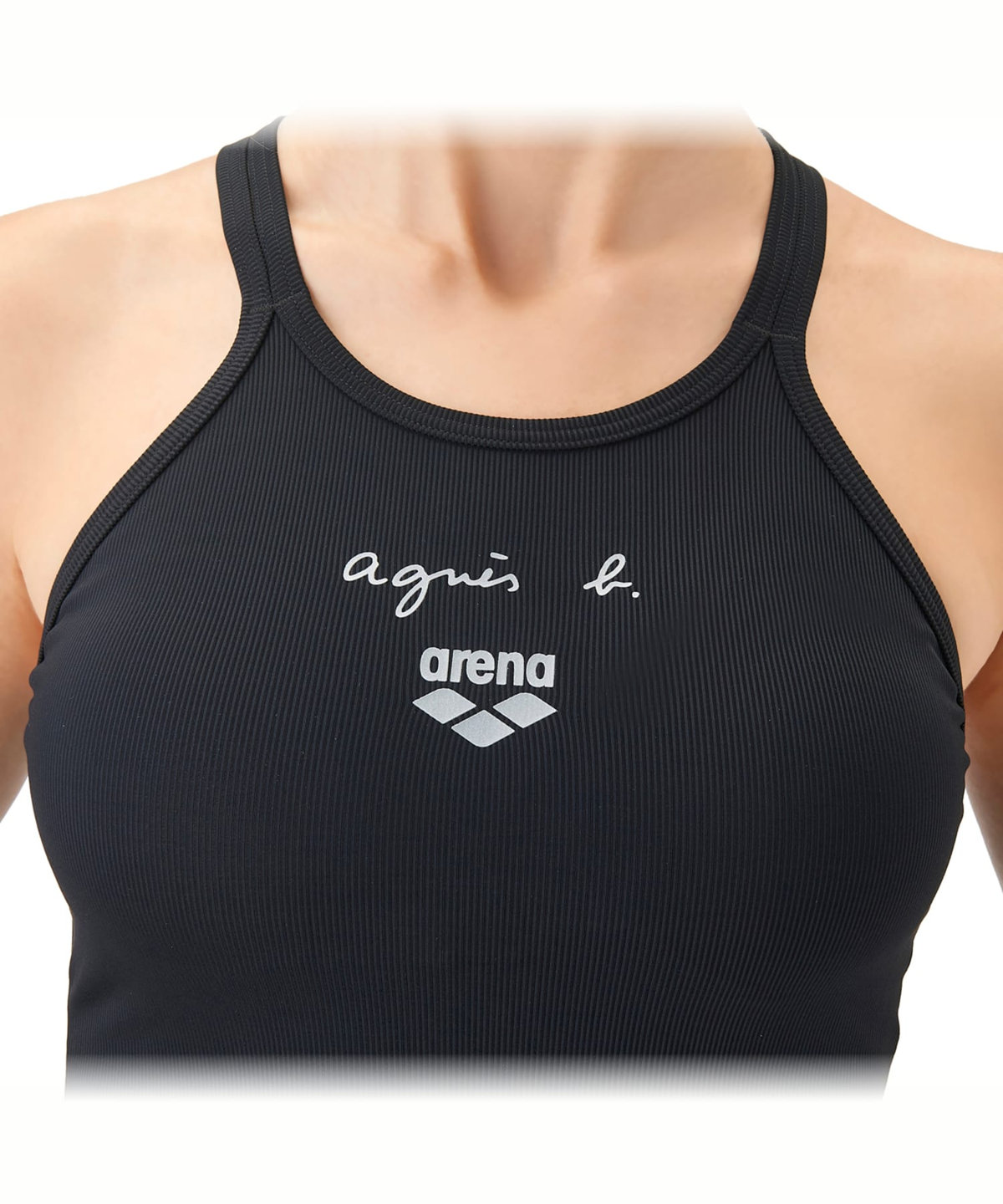 FEMME ウィメンズ agnes b. x arena フィットネスセパレート 水着 ブラック