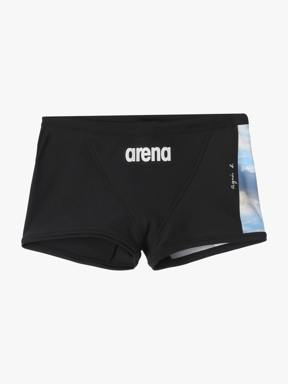 HOMME メンズ agnes b. x arena メンズ タフスーツ トレーニング ショートボックス スイムウェア マルチ
