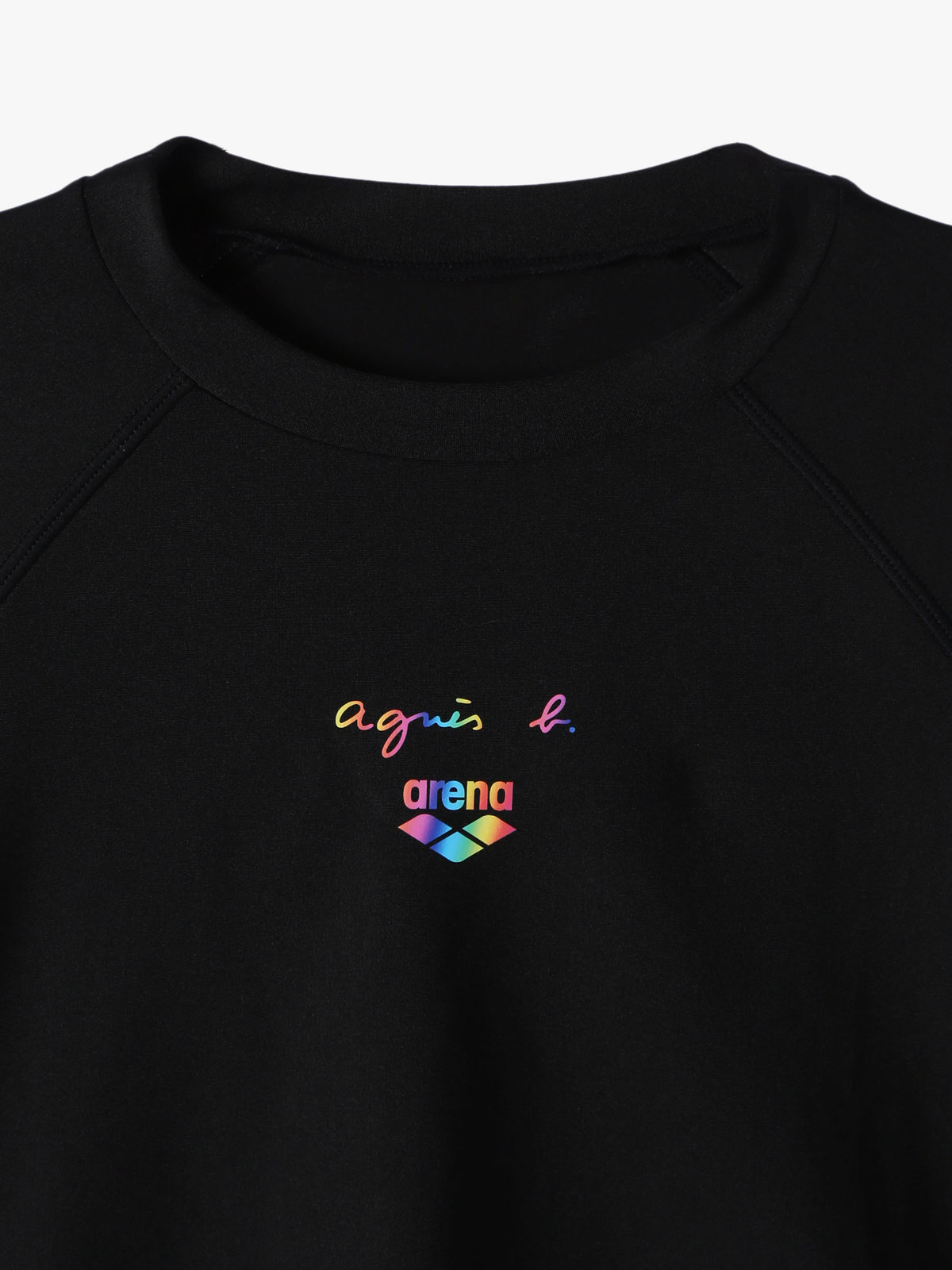ENFANT ユニセックス agnes b. x arena キッズ ラッシュガード ブラック