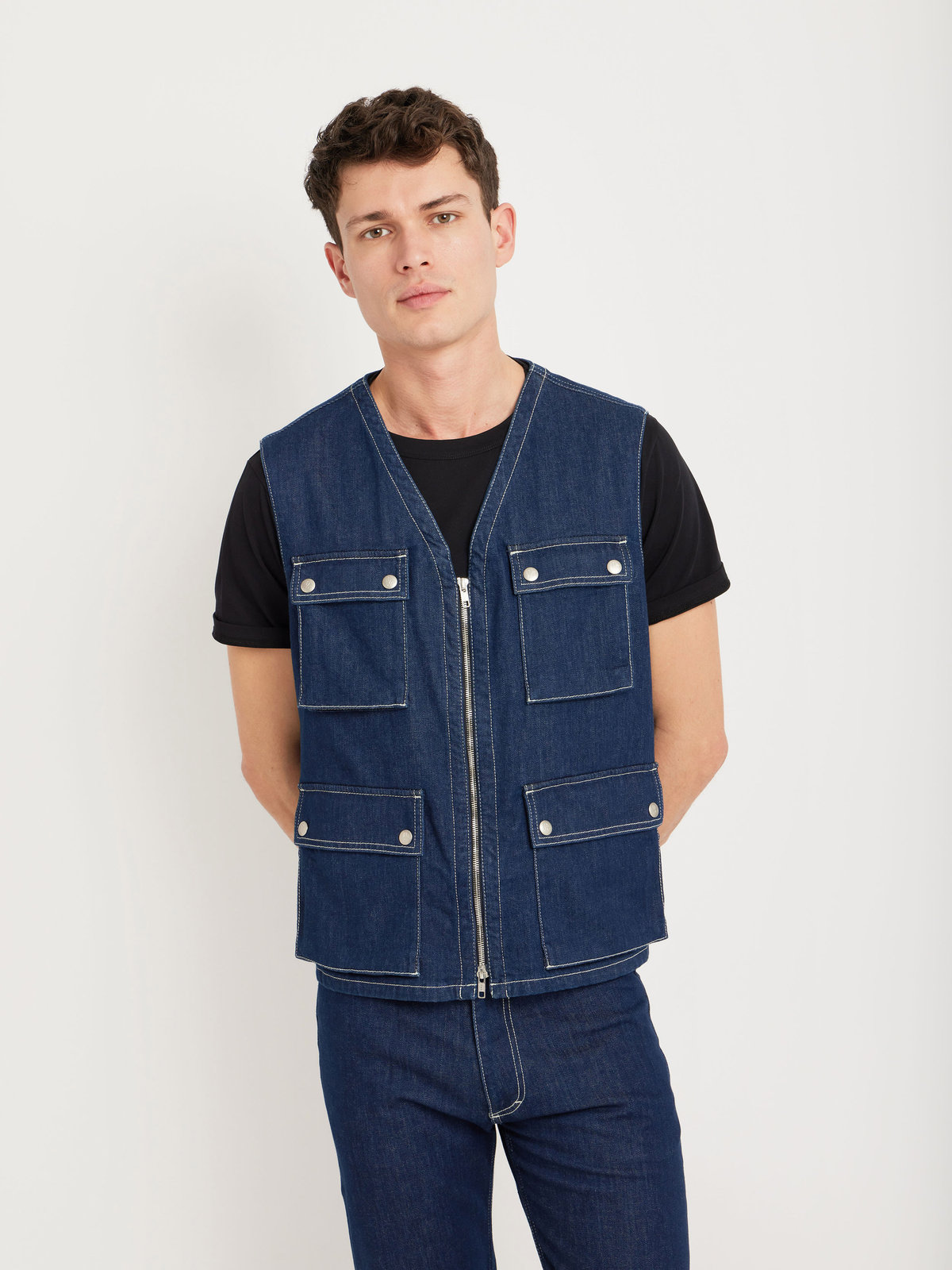 HOMME メンズ AO92 BLOUSON ブルゾン ネイビー