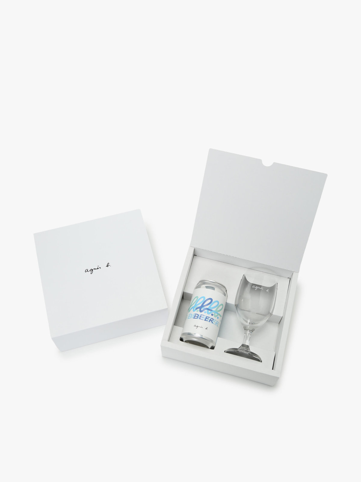 CAFE b. BEER & グラスセット ロゴ マルチ