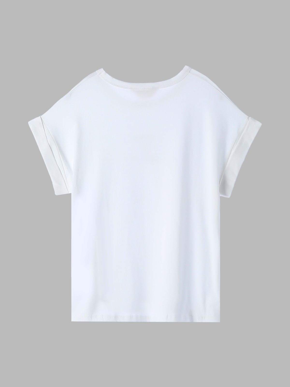 To b. by agnès b. 【Outlet】 スリーレイヤードロゴTシャツ ホワイト