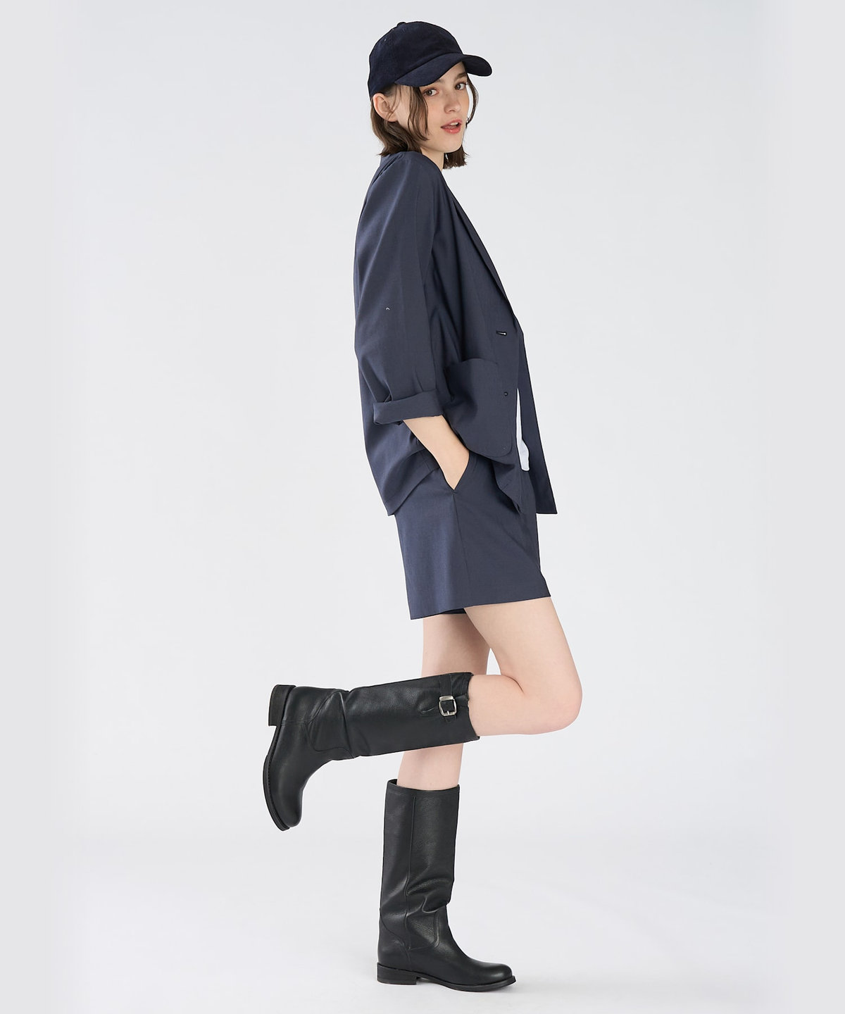 To b. by agnès b. ショートパンツ ネイビー