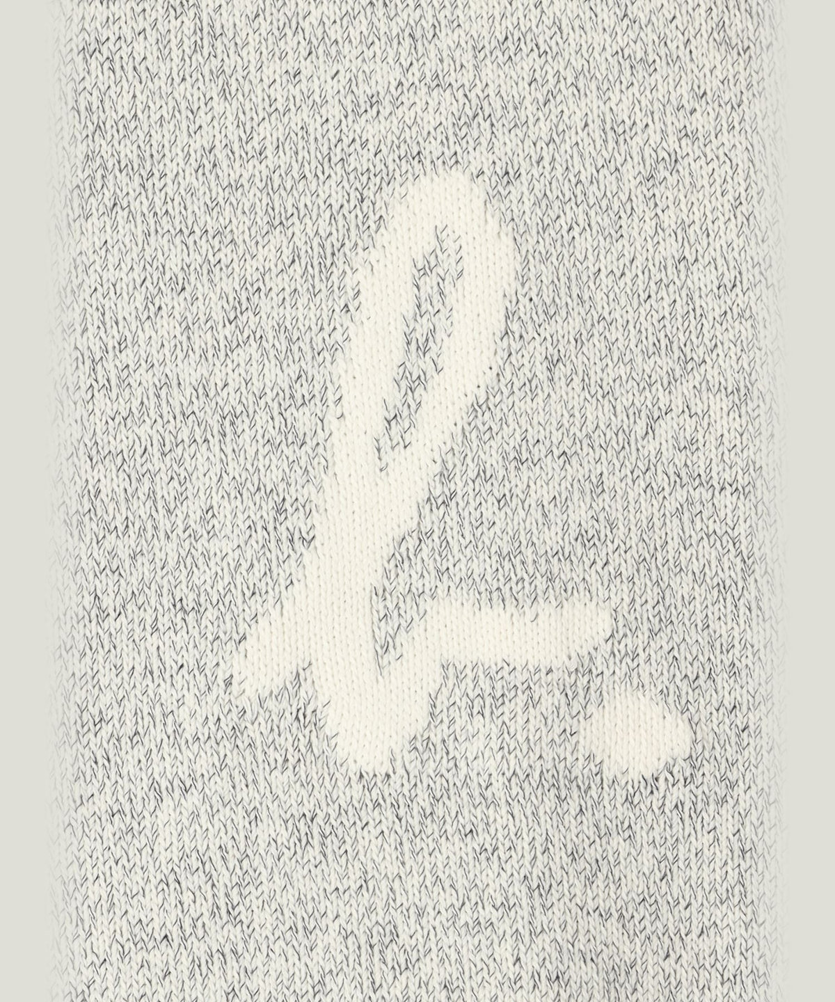 HOMME メンズ メンズ "b."ロゴ コットン 長袖 ニット プルオーバー グレー系その他