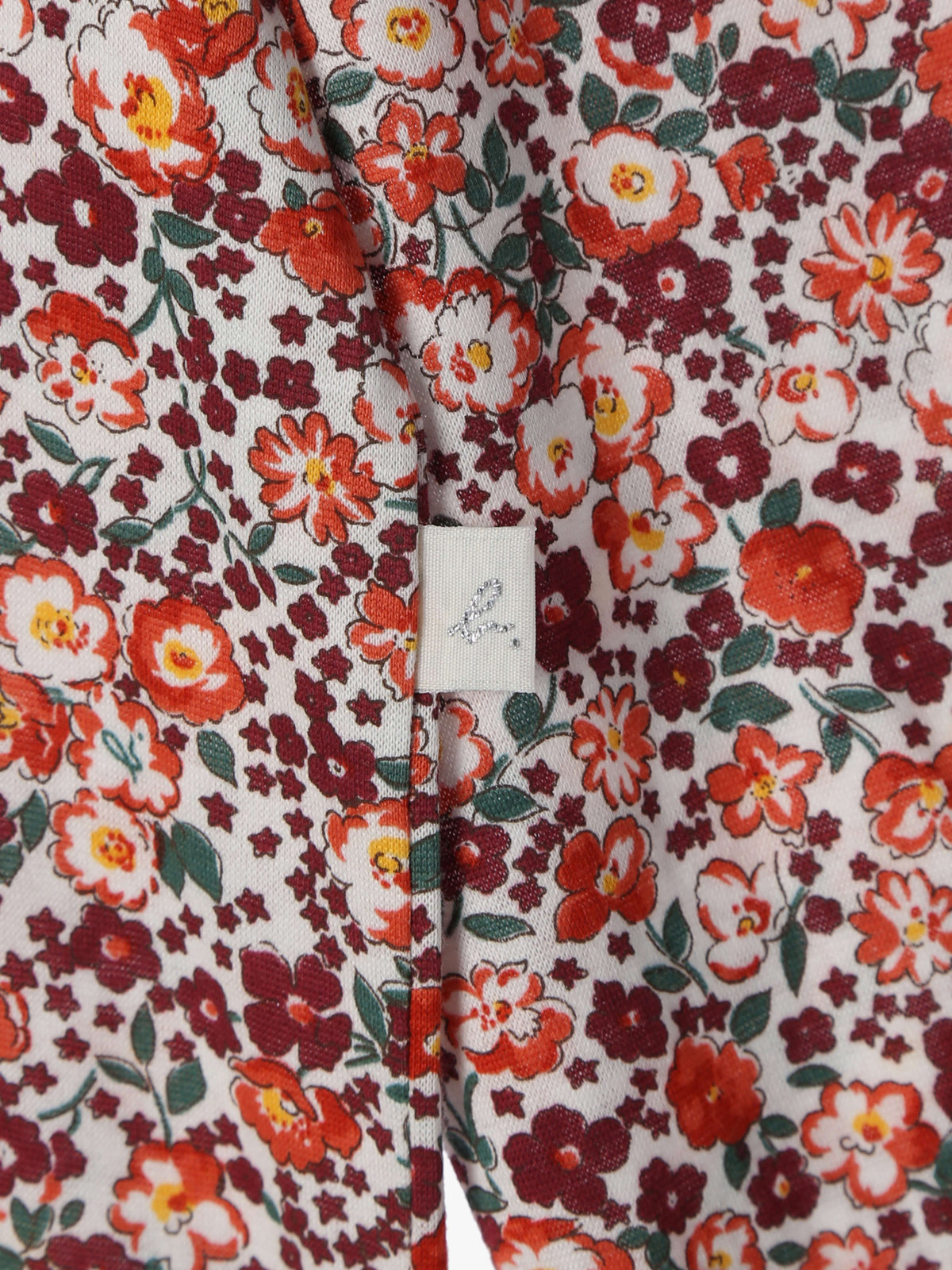 ENFANT ガールズ 【Outlet】キッズ フラワープリント コットン 長袖 ブラウス レッド系その他