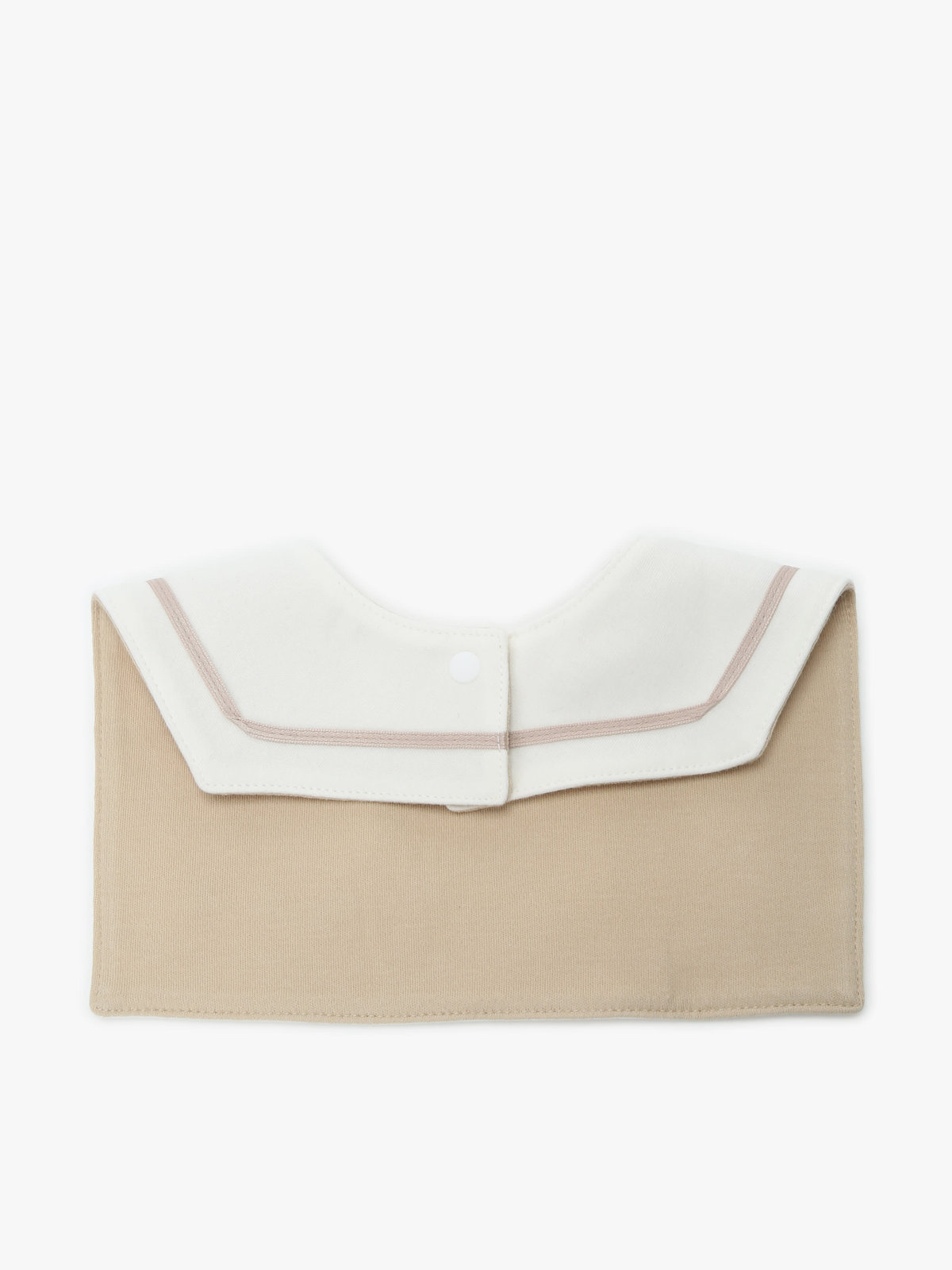 ENFANT ベビー ベビー ロゴ コットン リバーシブル スタイ ”Marin” ホワイト