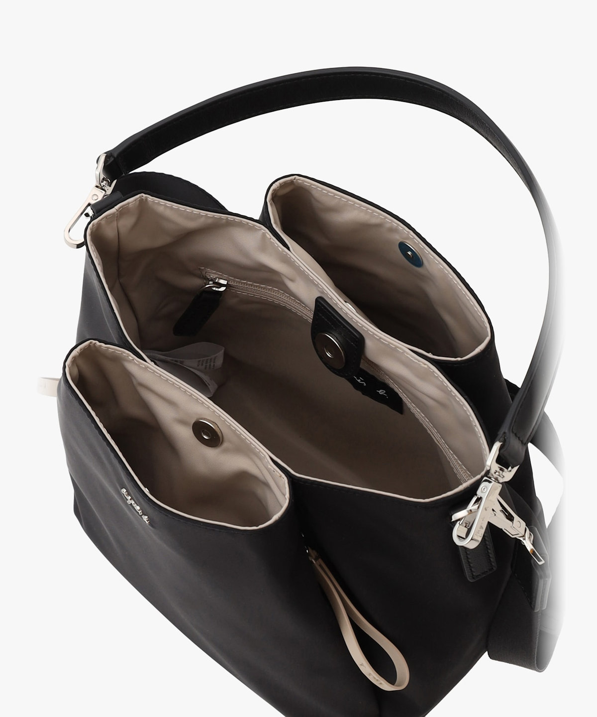 VOYAGE ウィメンズ バッグ＆ウォレット ナイロン 2way トートバッグ "Origami" ABS07-03 ブラック