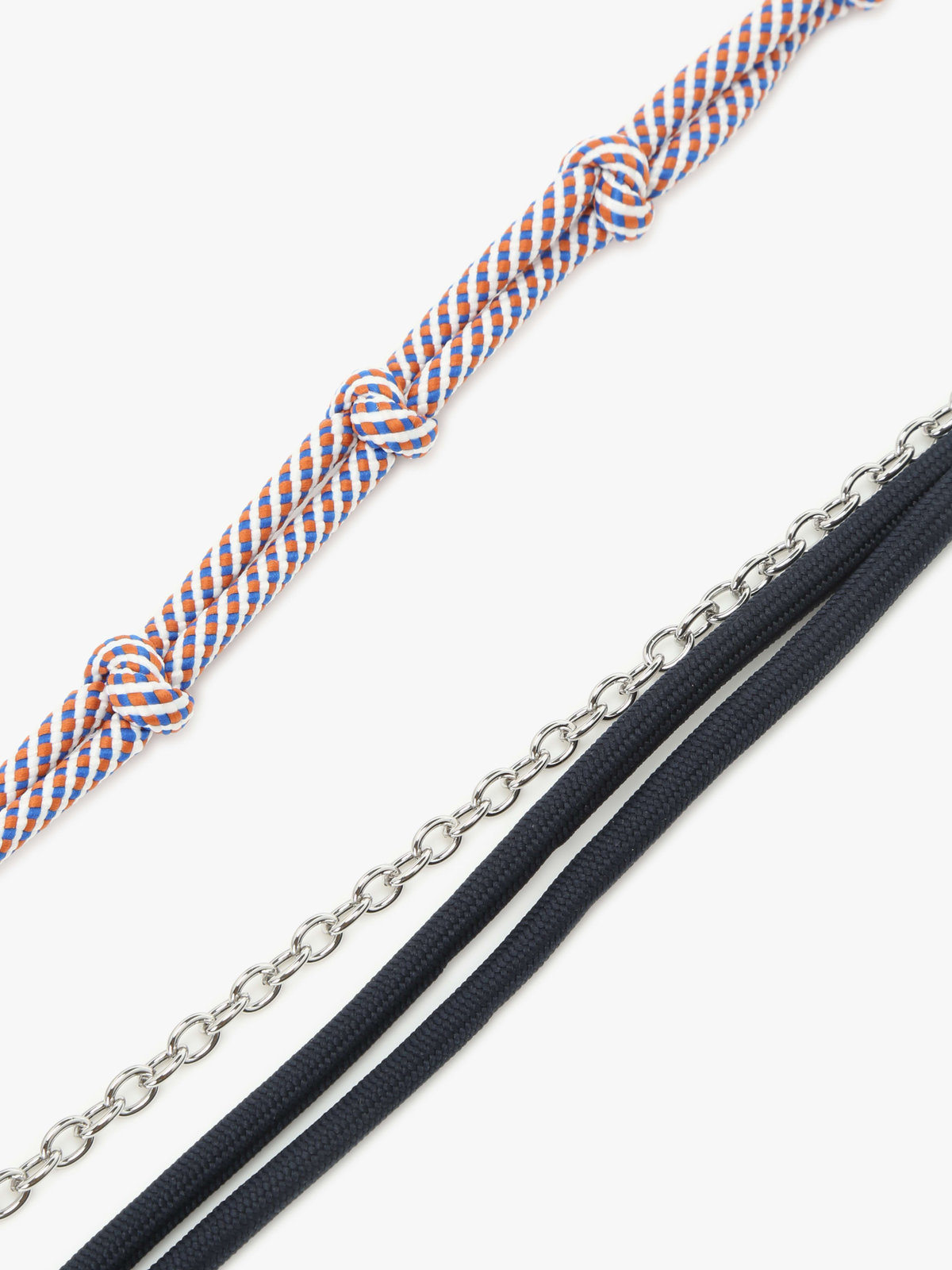 To b. by agnès b. 【Outlet】チェーンコード モバイル ショルダーストラップ ネイビー