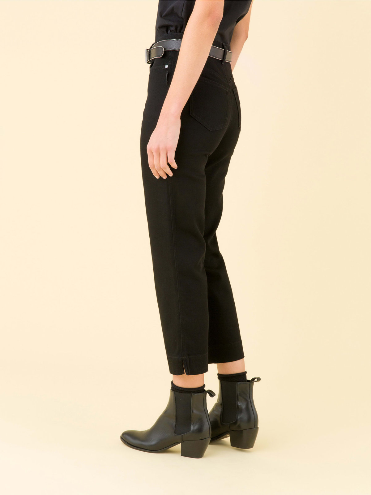 FEMME ウィメンズ KJ13 JEAN'S デニムパンツ ブラック