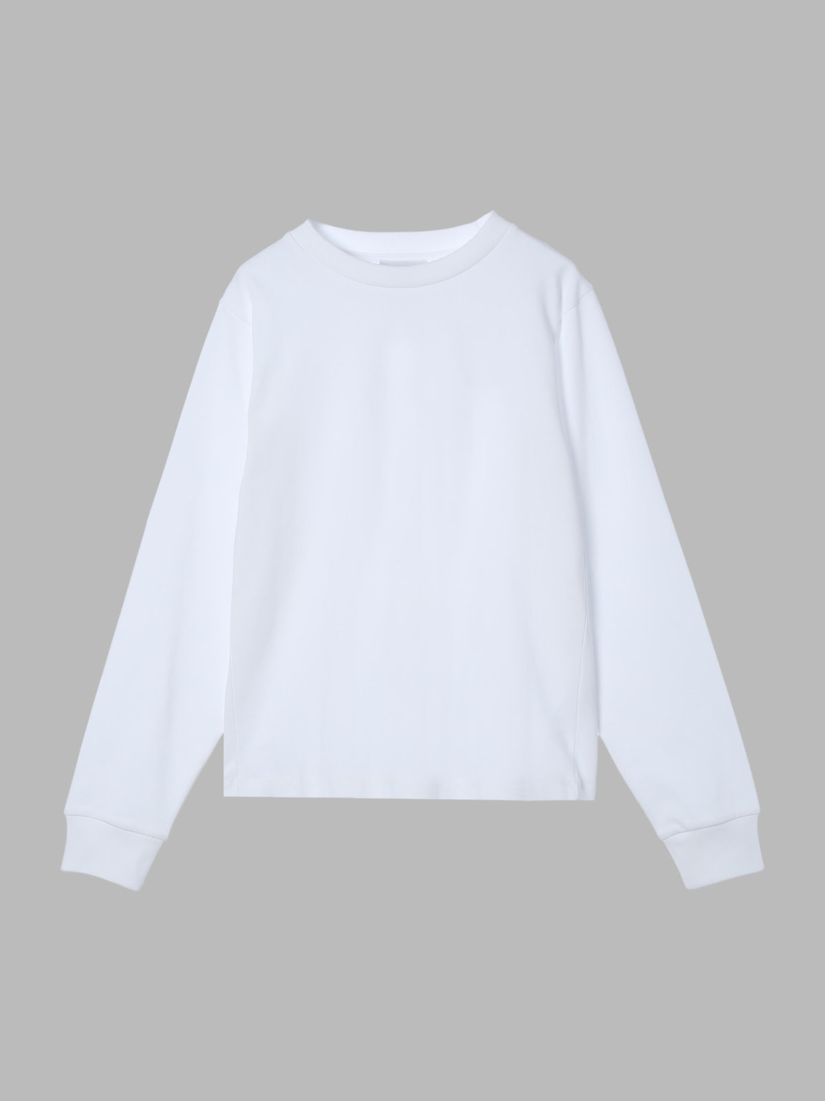 FEMME ウィメンズ コットン 長袖 Tシャツ ”Christie” ホワイト
