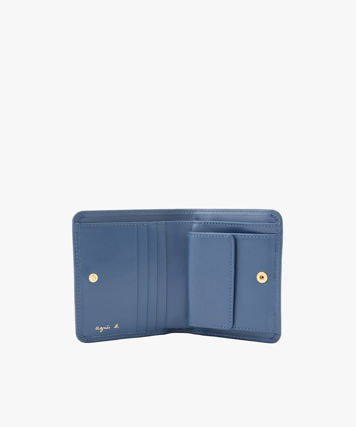 VOYAGE ウィメンズ バッグ＆ウォレット レザー 二つ折り ウォレット "Nathalie" BBW02-01 ブルー系その他