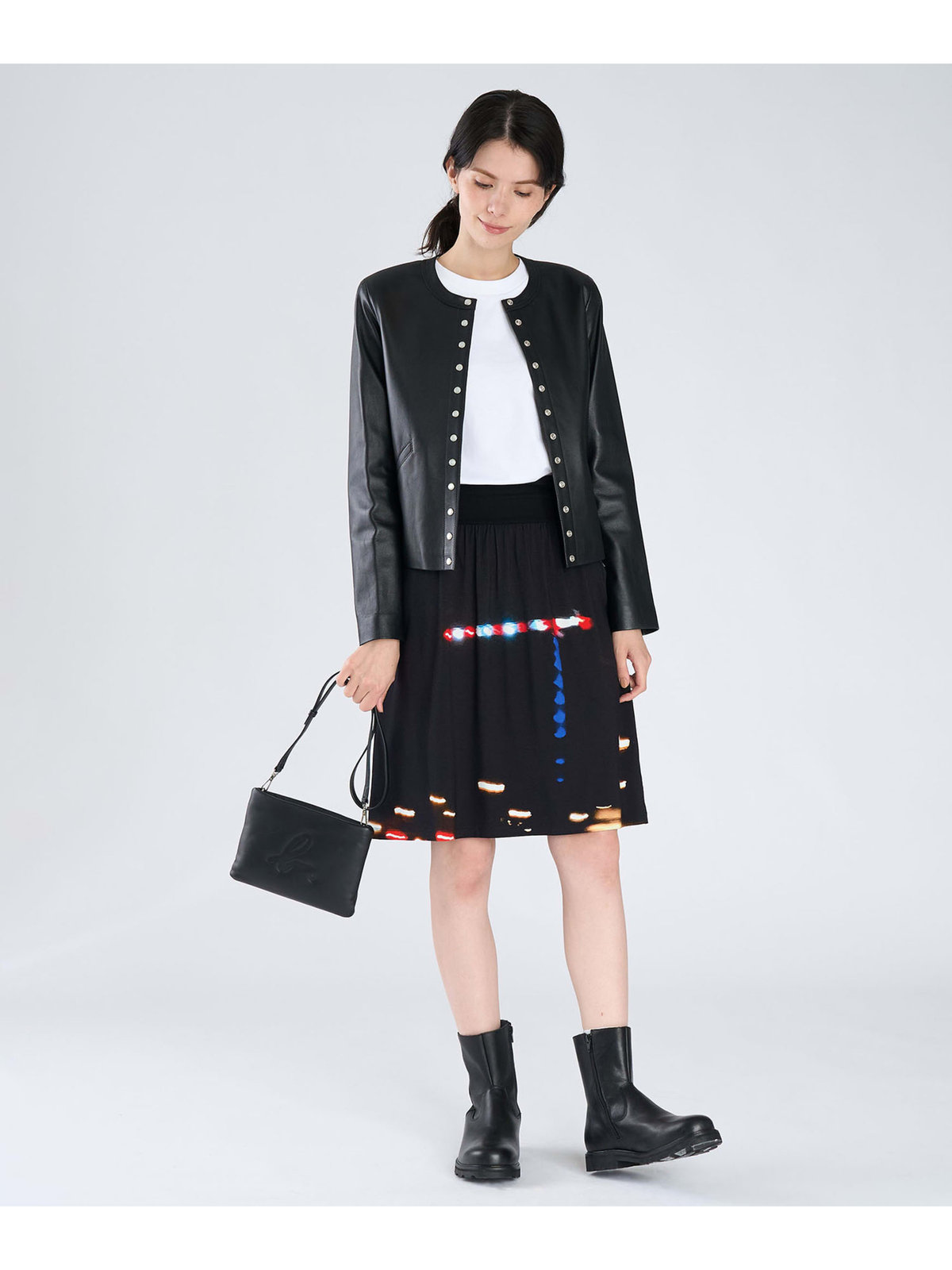 FEMME ウィメンズ コットン 長袖 Tシャツ ”Christie” ホワイト
