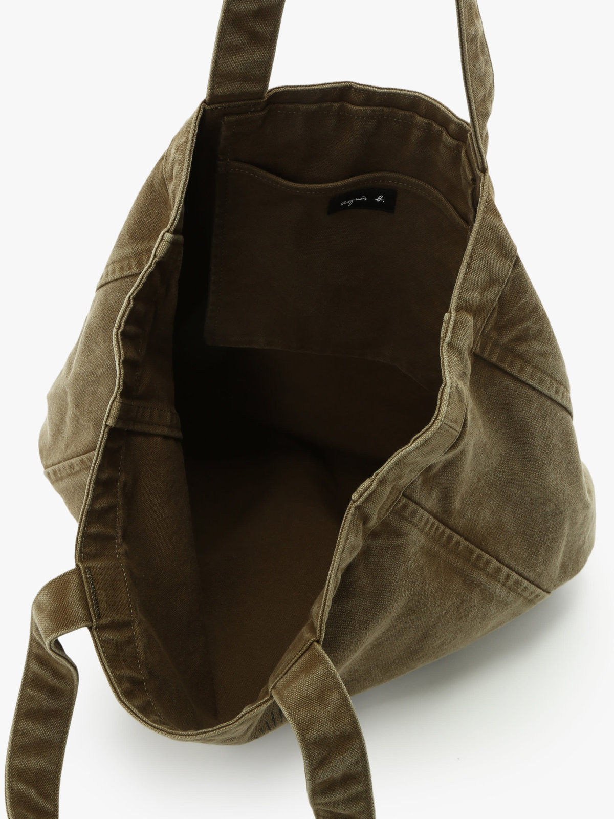 VOYAGE メンズ バッグ＆ウォレット SUNRISE コットン  ラージ トートバッグ ZAH05-01 カーキ