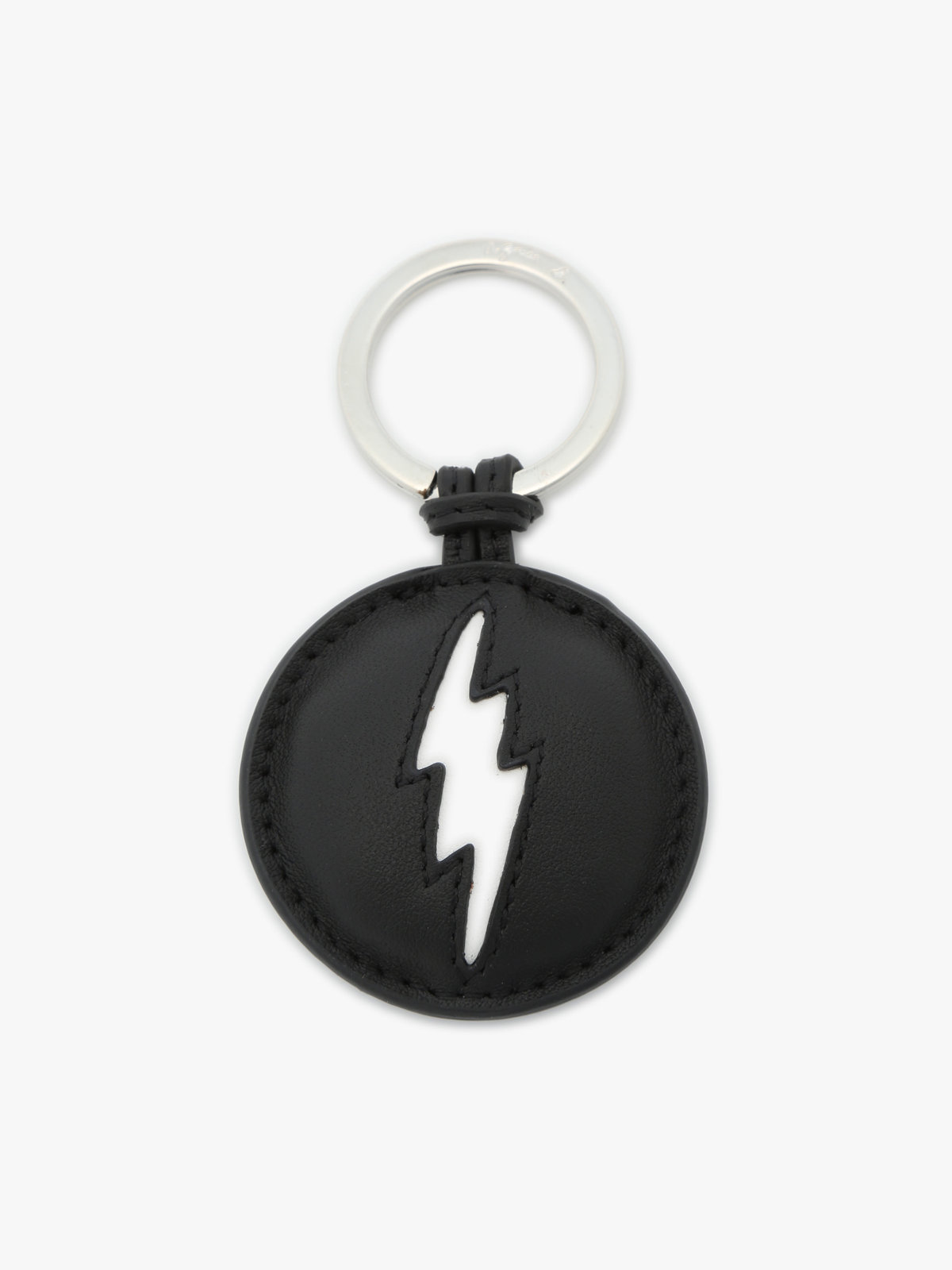 FEMME ウィメンズ レザー キーリング ”Eclair” ブラック