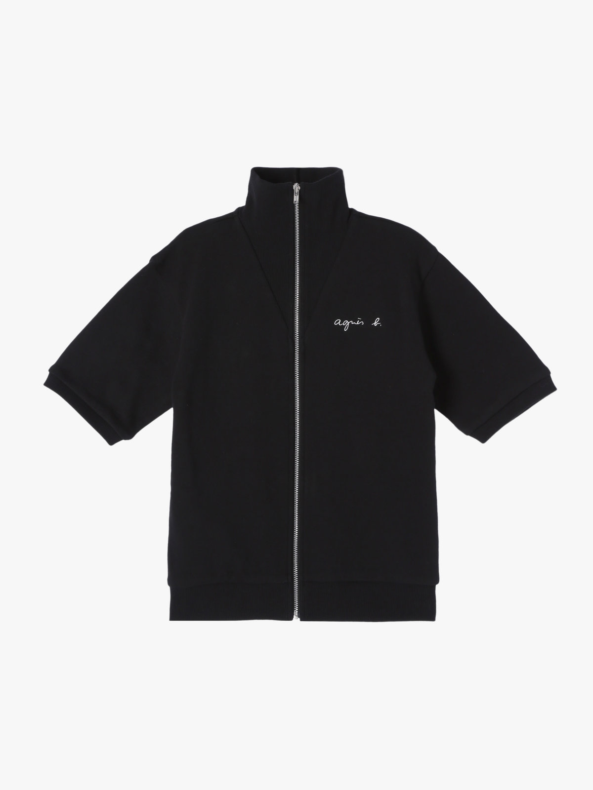 ENFANT ユニセックス K330 E SWEAT キッズ ジップスウェット ブラック