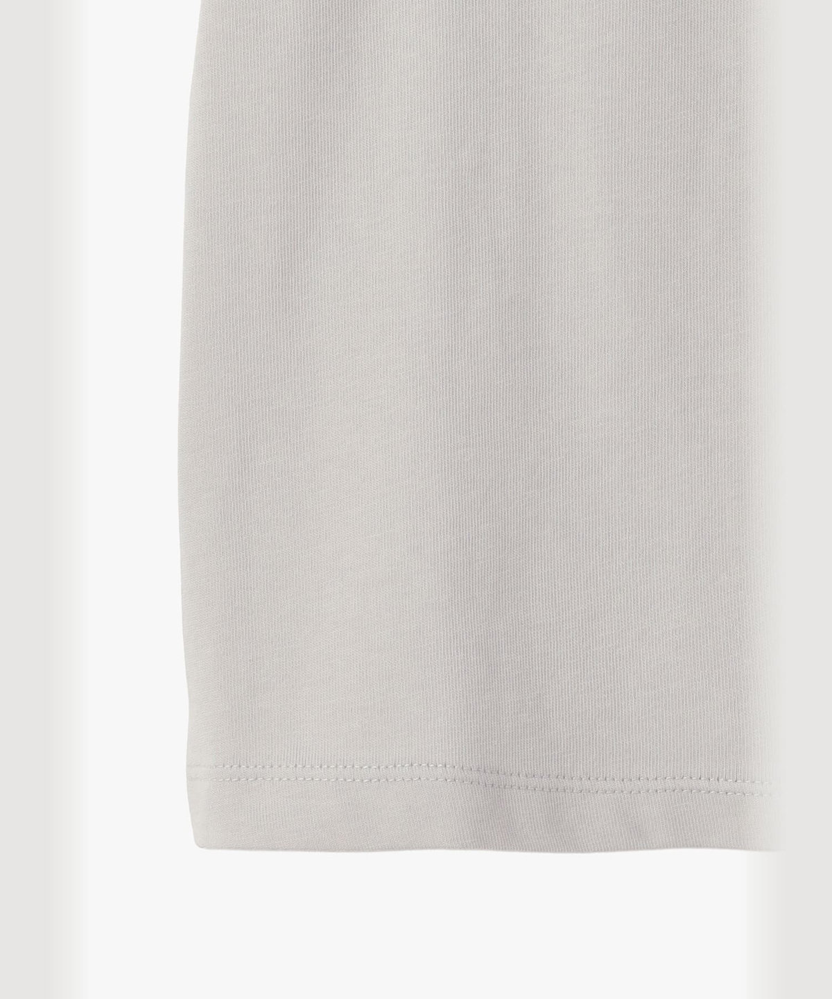 ENFANT ベビー ベビー ロゴ ボーダー プリント コットン 半袖 Tシャツ "Etoile" グレー