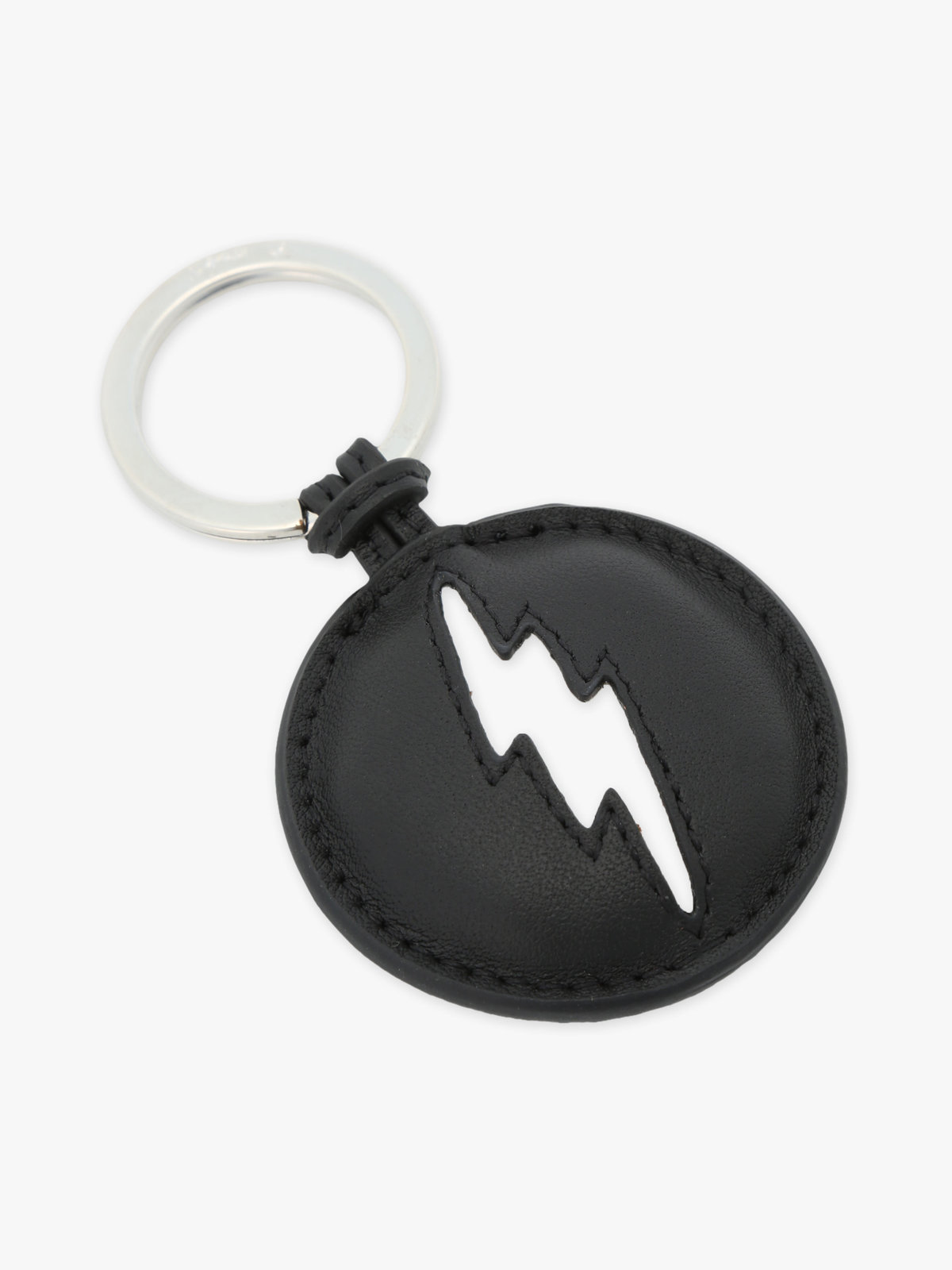 FEMME ウィメンズ レザー キーリング ”Eclair” ブラック