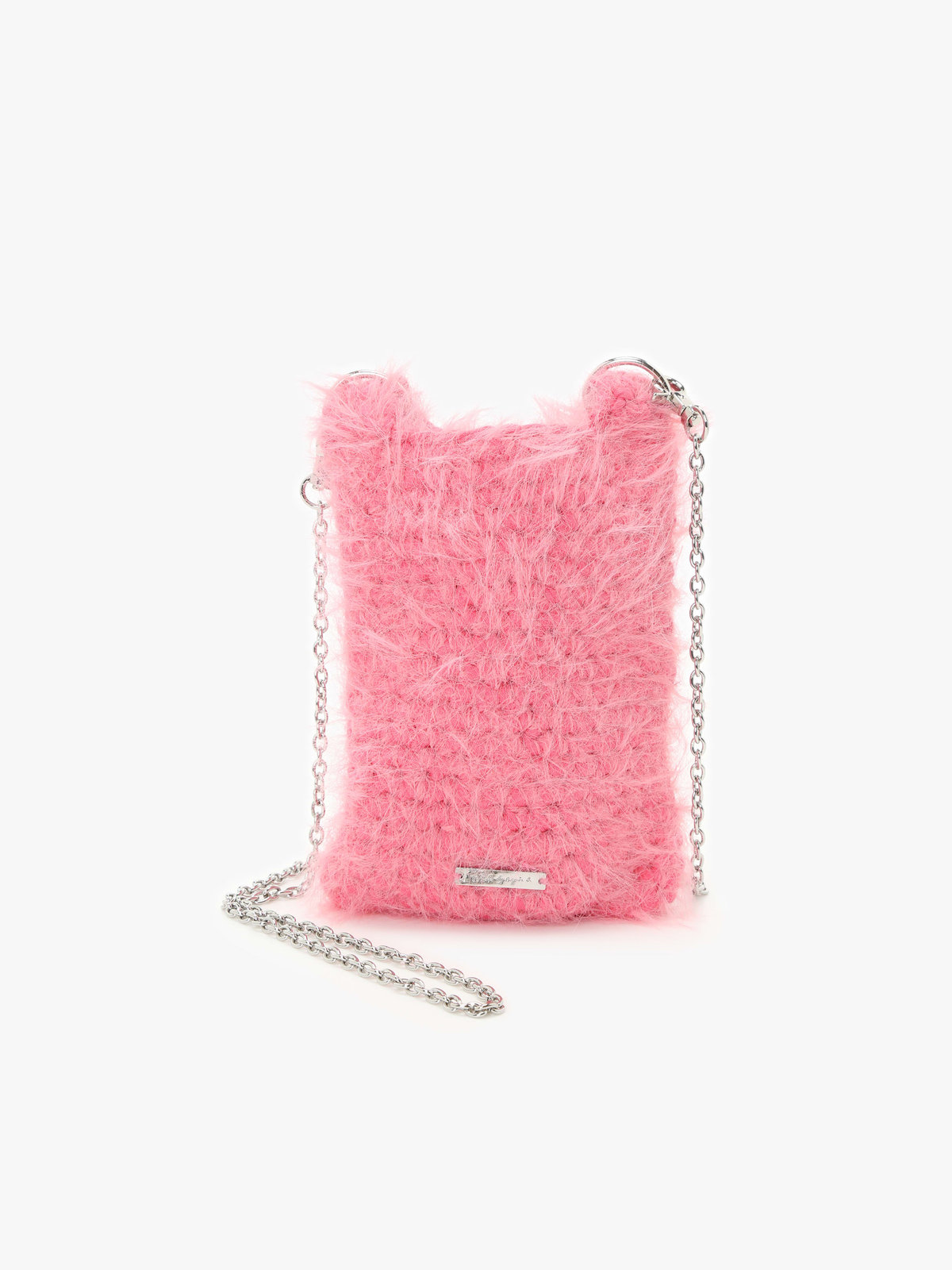 To b. by agnès b. 【Outlet】フラッフィー ミニ ポシェット ピンク